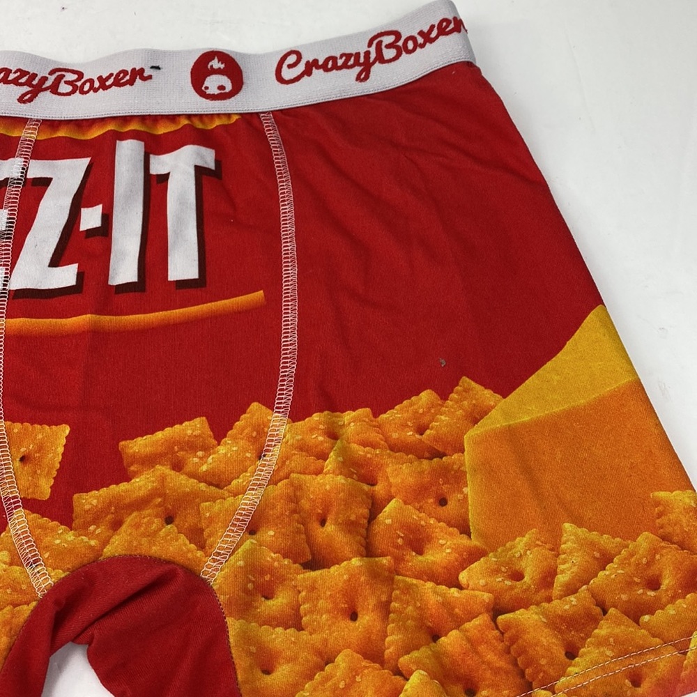 Crazy Boxer Cheez -It Briefs Size Medium Like New - Picture 4 of 7